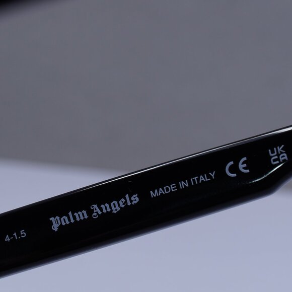 Palm Angels PERI10F MIRACLE 1007 Cat Eye Sunglasses - Black/Dark Grey - Picture 8 of 11
